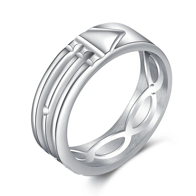 Кольца Atlantis простые и модные серебряные/Золотые/розовое золото мужские и женские кольца