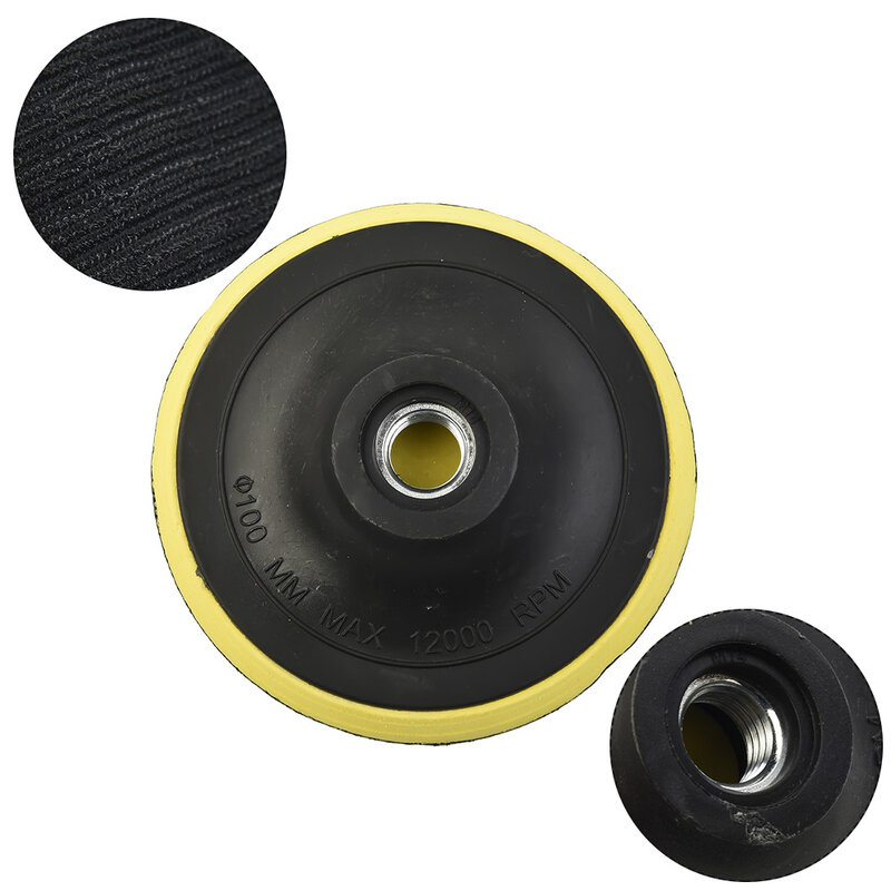 3/4/5/6/7inch Flocking Sanding Disc Self Adhesive Disc And Drill Rod For Car Paint Care Polishing Pad And Electric Polisher