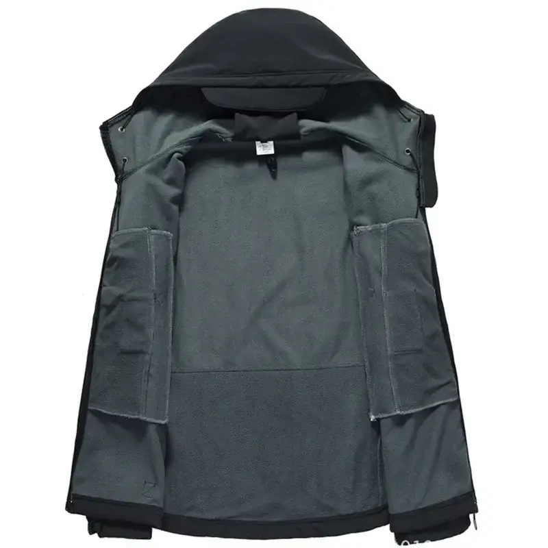 Jaqueta tática Shark Skin Soft Shell, blusão impermeável, jaqueta de combate para homens, casacos bombardeiros com capuz, jaquetas ao ar livre, novo, 2022