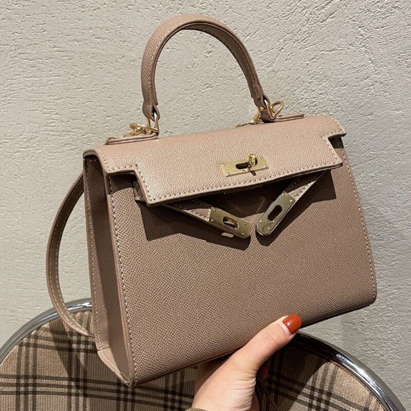 Ladies bags small bag new fashionable winter textured women's bag simple shoulder bag fashionable all-match crossbody bag