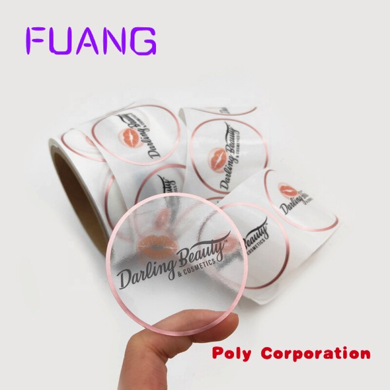 Logotipo promocional impresso adesivo, logotipo da empresa, China fabricantes