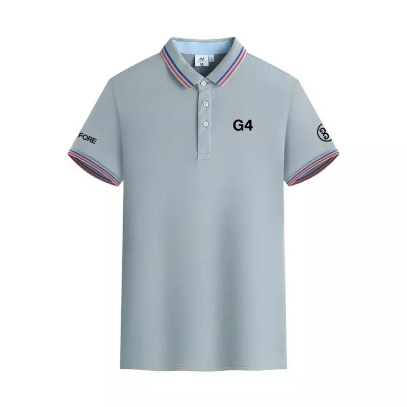 Golf G4 Men's Casual T-shirt Korean Luxury Clothing Men's Golf Clothing 2024 Summer New Golf FORET T-shirt Sports Polo Top