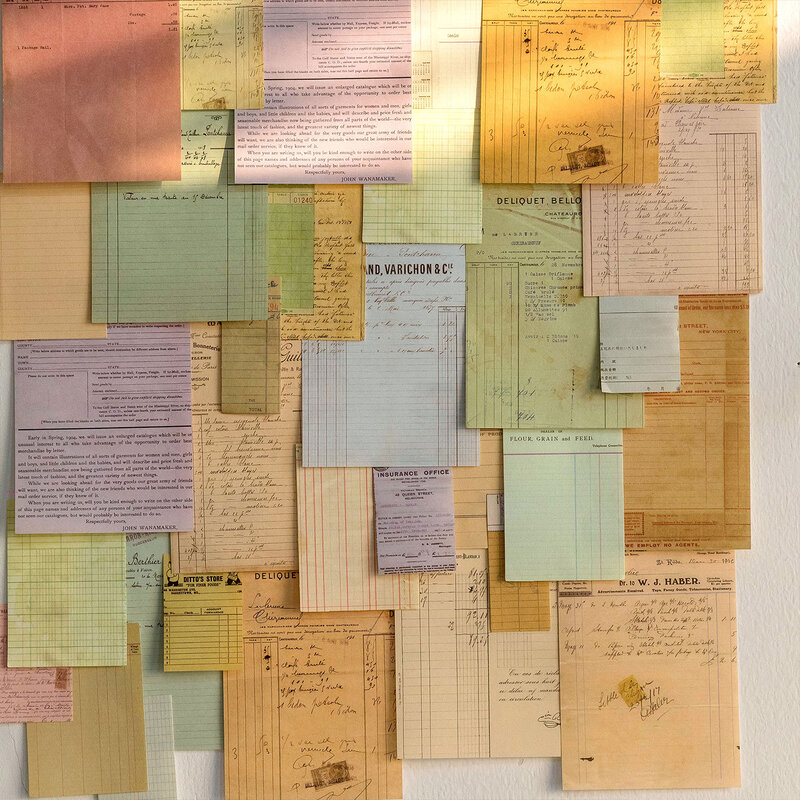 4 Pak/LOT kartu memori Pos Kantor seri retro kreatif dekorasi DIY kertas memo pad