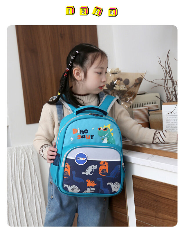 Children's Backpack 2023 Fashion Cartoon Unicorn Breathable Bags for Boys and Girls, Kindergarten Load Reduction Small Backpacks