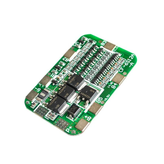 6 Strings 15A 24V PCB BMS Solar Lighting Protection Board for 6 Cell 18650 Li-Ion Battery Module Protection Boards