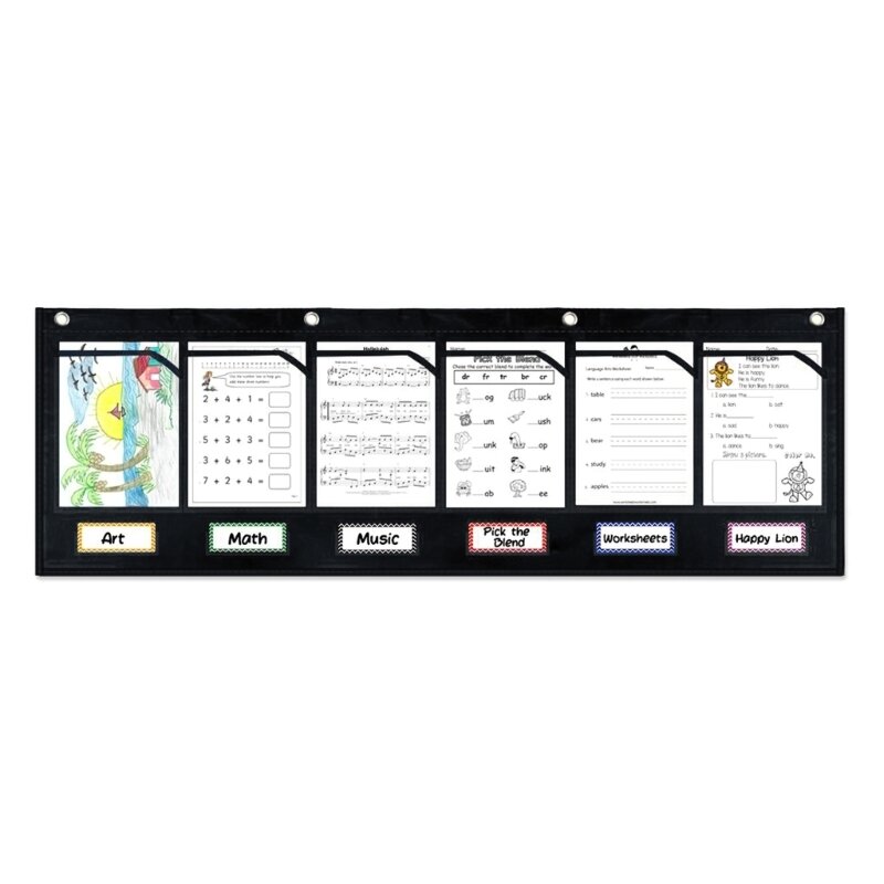 Classroom Wall Storage Pocket Chart, Medição Pictures, Demonstrações Classe, Homework Storage Pocket Chart