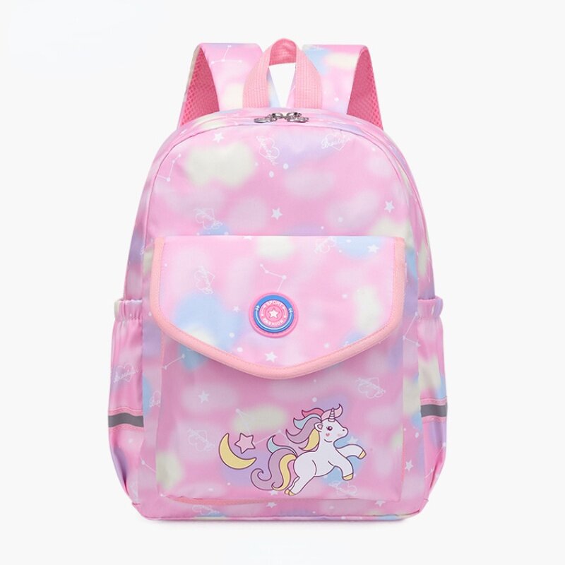 Bambini Tie-dyed Fashion Sweet Cute Unicorn zaini nuove ragazze Princess studenti Cartoon School Bags ad alta capacità