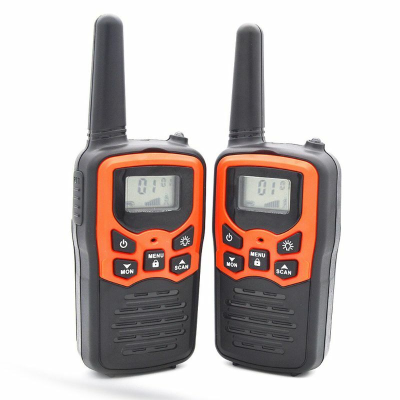 Walkie Talkies para adultos Paquete 2 radios bidireccionales largo alcance hasta 5 millas