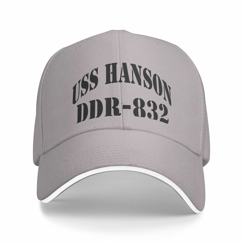 Uss Hanson (DDR-832) Ship's Winkel Cap Baseball Cap Grappige Hoed Man Hoed Vrouwen