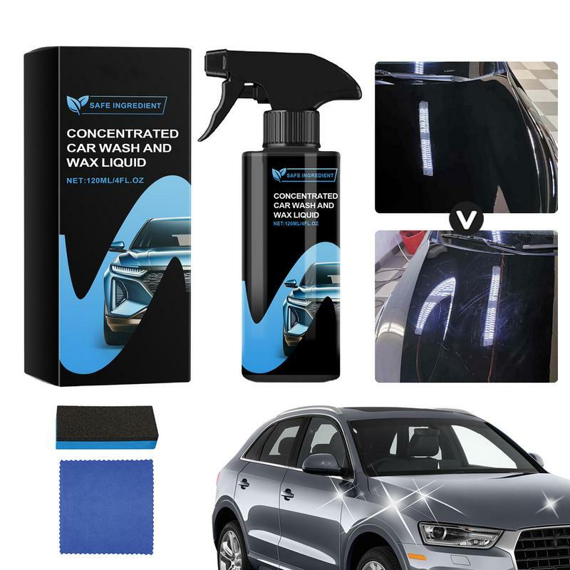 Car Scratch Repair 120ml Vehicles Wash And Wax Liquid Waterproof Car Scratch Repair Polishing Kit Suitable For Car Vehicle