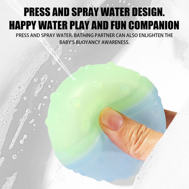 Kids Sensory Balls Flexible Massage Balls For Children Portable Bouncy Balls For Spray Water Soft Toys For Tactile Stimulation