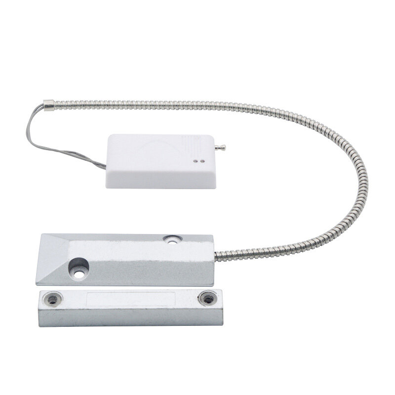 Bezprzewodowy magnetometr rolety Rolling Door Gate Sensor 433MHz wodoodporny magnetyczne okienko detektor alarmu bezpieczeństwo w domu