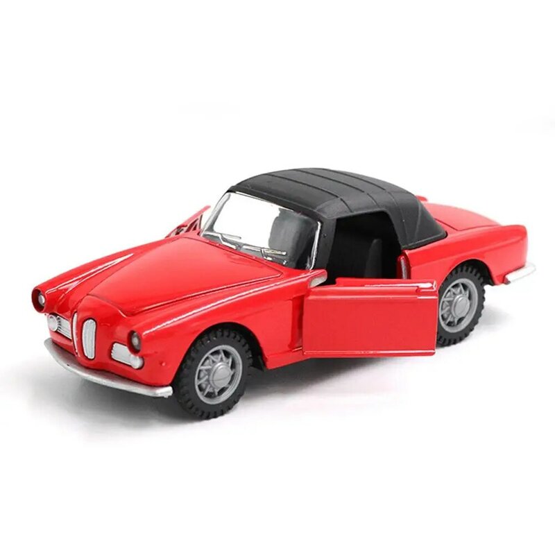 Modelo de carro esportivo conversível para crianças, metal, ABS, veículo clássico, brinquedo retro, presente da simulação, 1:36, T1v5