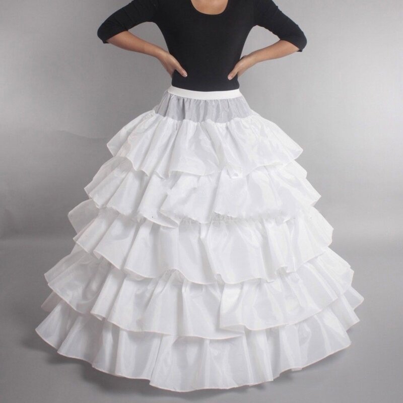 Petticoat crinoline desliza hoop saia vintage underskirt para vestido