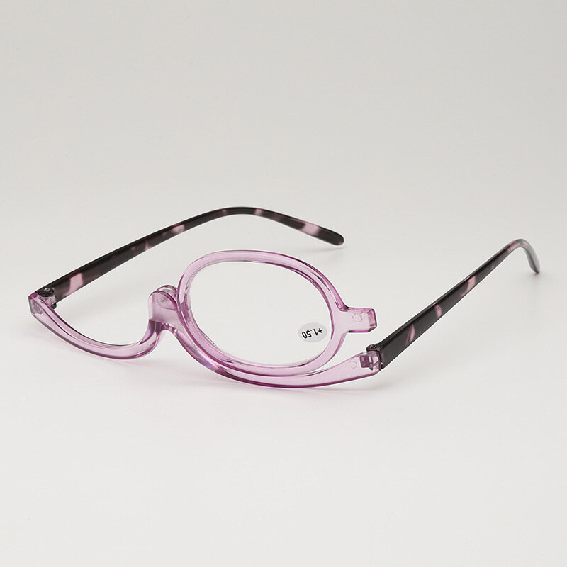 Occhiali da presbiopia per il trucco occhiali da trucco rotanti a 180 gradi singoli occhiali da presbiopia multifunzionali con montatura completa