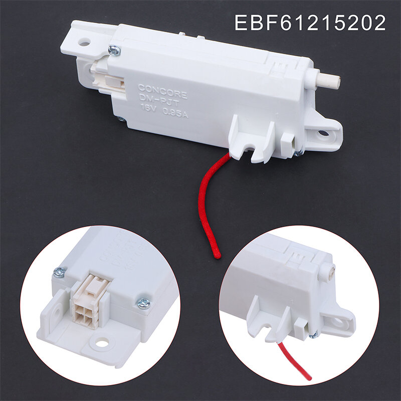 Interruptor do fechamento da porta para a máquina de lavar automática, peças sobresselentes, EBF61215202, DM-PJT, 16V, 0.95A, T90SS5FDH, 1Pc