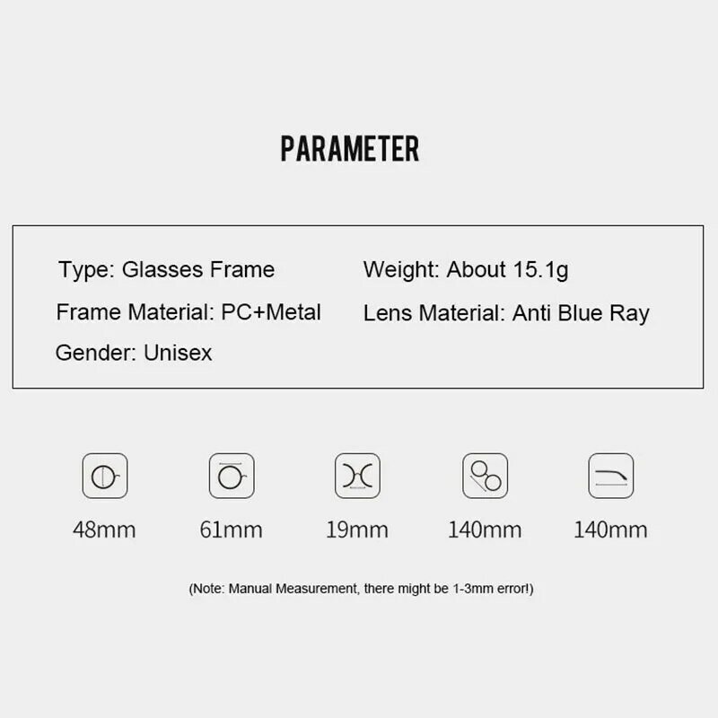 Ahora Ultralight blokujące niebieskie światło wykończona okulary dla osób z krótkowzrocznością oprawka dla studentek płci męskiej okulary przezroczyste-0.75 1.25 1.75 2.25 2.75