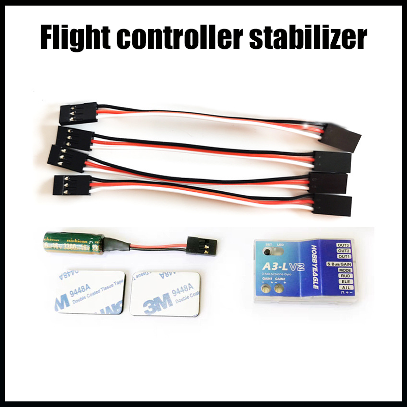 Flight Control Estabilizador, adequado para quatro modos de voo, três modos servo asa, três frequências operacionais