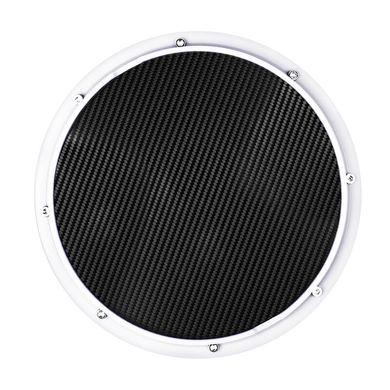 Carbon Fiber Dumb Drum Practice Pad 10-Inch Metronome Mute Noise Reduction Starter Gift for Beginners Multiple Color Options