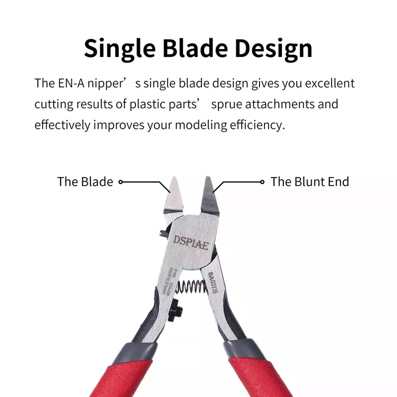 Dspiae-Single Blade Nipper para Mecha Modelo Militar, ENA