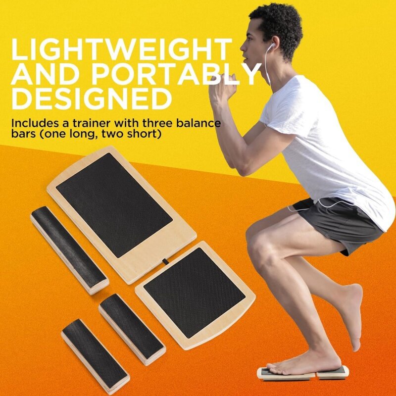 Deska do balansowania kostek Trener wzmacniający stopę do pilatesu Trening równowagi Skręcone ćwiczenia stabilizujące kostkę Zapalenie powięzi podeszwowej