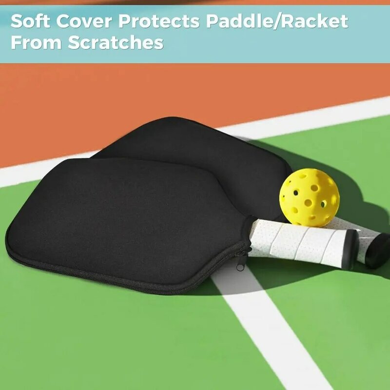 Racket Pack Neoprene Pickleball Paddle Cover Pickleball Racket Sleeve Pickleball Paddle Protect Case Dust Cover