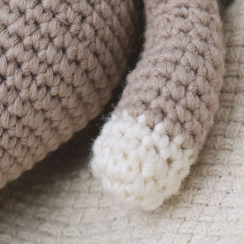 Boneca crochê HUYU para bebê tricotado cervo sonolento brinquedo infantil para meninos e meninas