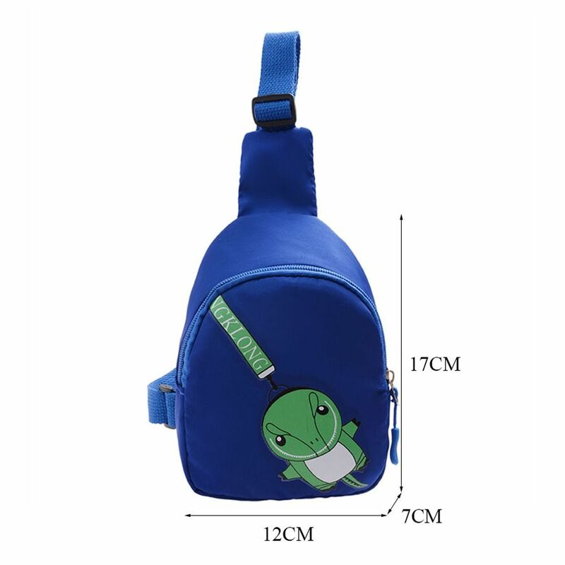 Bolsos de dibujos animados para niños, Mini bolso de pecho de nailon de dinosaurio de moda, bolsos cruzados para viajes al aire libre