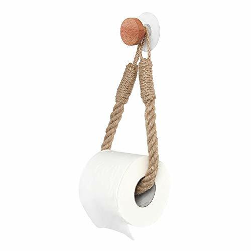 Suporte de parede de cânhamo para papel higiênico, rack para toalhas, decoração para casa, banheiro, cozinha
