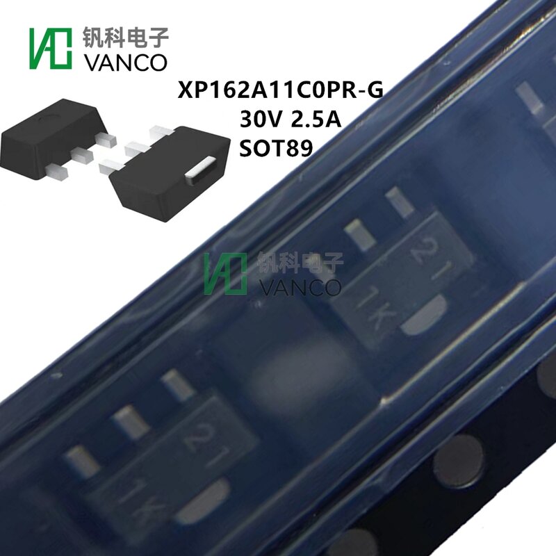 20Pcs Transistor Kit XP162A11C0PR-G Mosfet P-CH 30V 2.5A SOT89 In Sctock