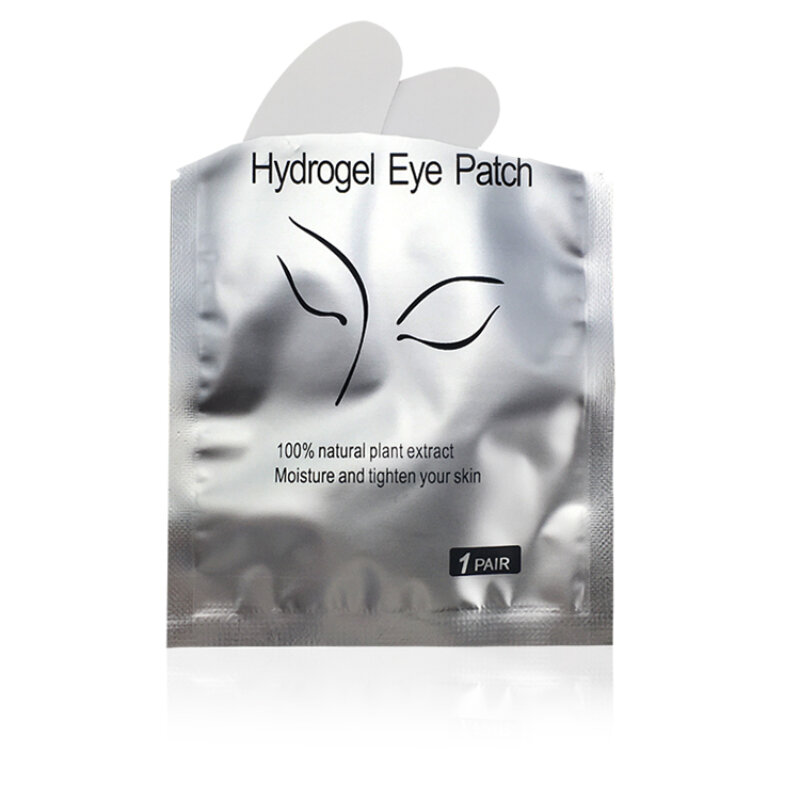 Patch de gel sous les yeux au collagène de marque privée, patch hydrogel pour les cils, extension de cils en coton, hydratant, coussinets pour les yeux