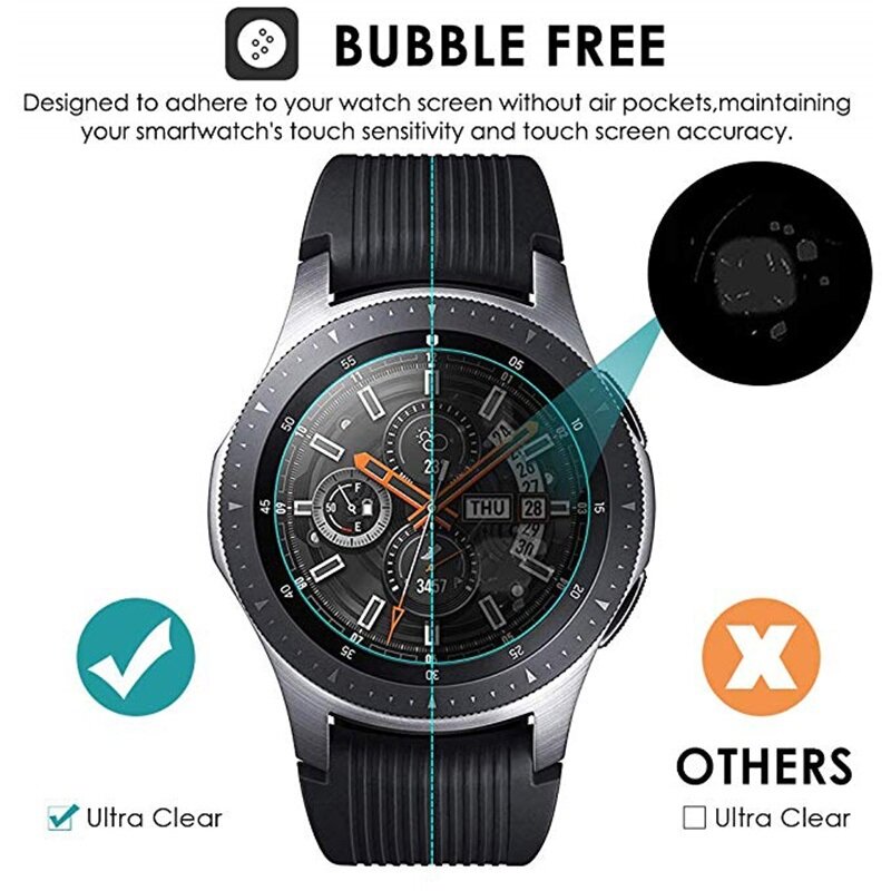 Tempered Glass Film For Polar Ignite 2 Grit X Pro Smart Watch Anti-Scratch Ultra Clarity Screen Protective Film For Vantage M V