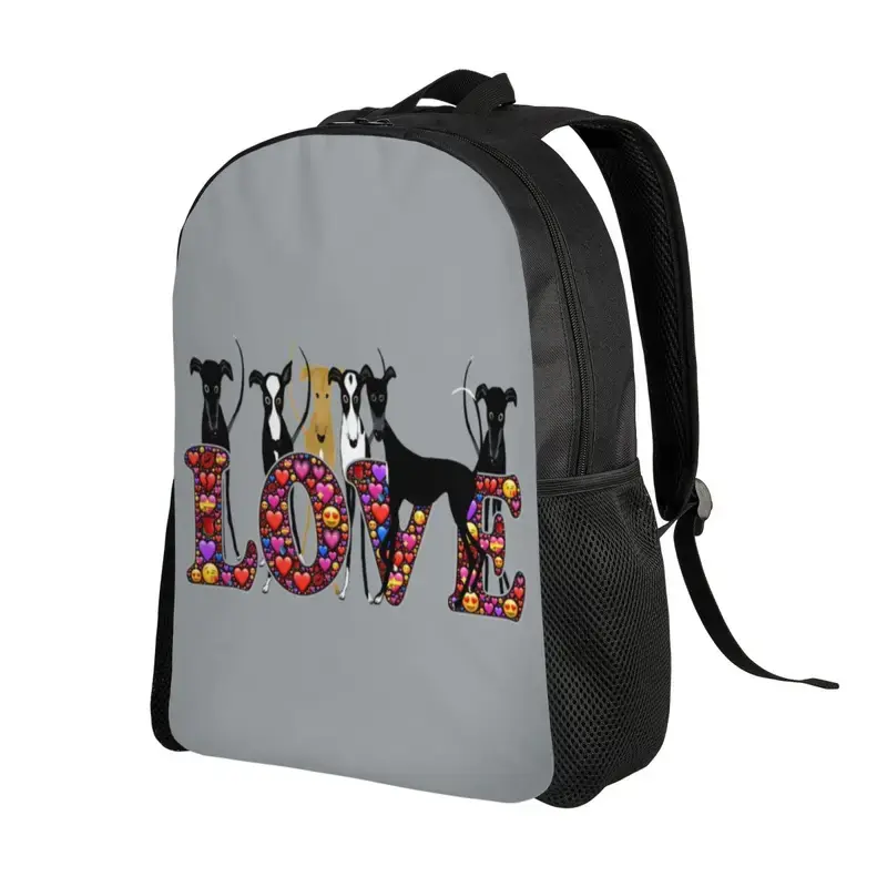 Рюкзак с 3D-принтом Love Hounds для девочек и мальчиков, сумка для путешествий для школы и колледжа с изображением дальнозоркой собаки, сумка для книг и ноутбука 15 дюймов