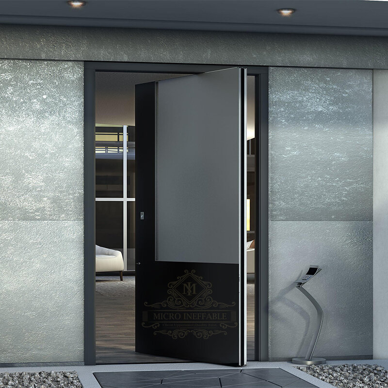 _ Популярная простая стильная Другая металлическая входная дверь, стальные защитные передние Наружные защитные двери для домов