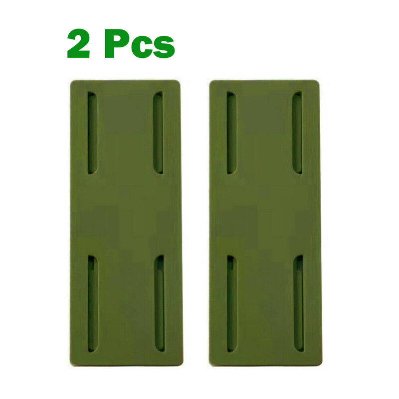 2pcs Socket Holder ABS Wall-Mount Self Adhesive Power Strip Holder Plug Fixed Power Strips Cable Seamless Strip Hold