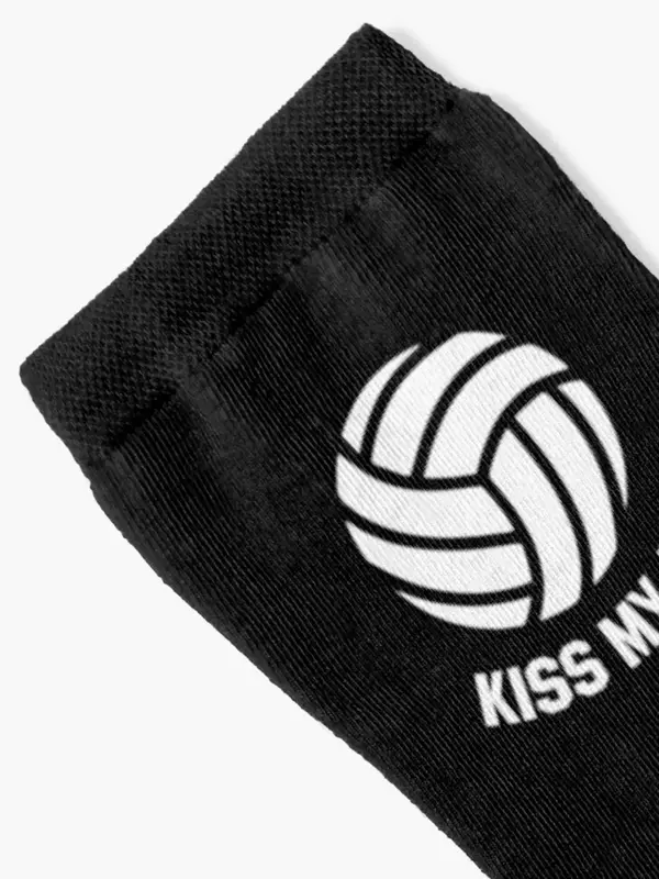 Volleyball-Kuss meine Ass Socken Halloween Blumen lustige Geschenke Socken für Männer Frauen