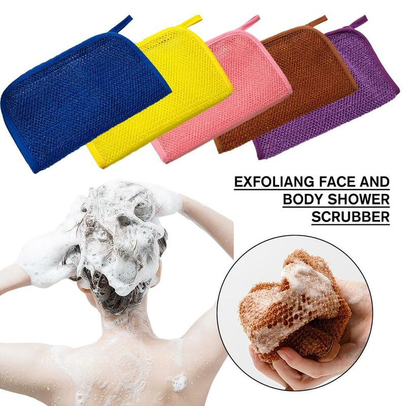 大人のための角質除去シャワーグローブ,洗浄タオル,布,効果的なボディクリーニング,f6v1