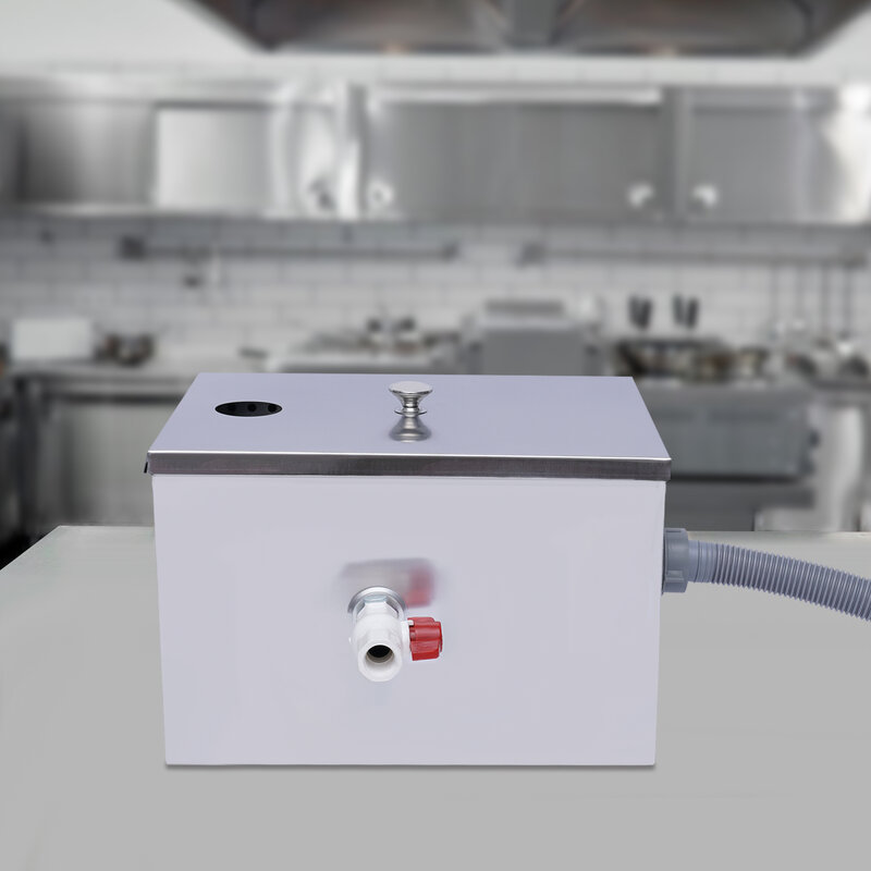 Stainless Steel komersial Interceptor perangkap lemak Restoran Baffles perak dapat dilepas untuk air dapur