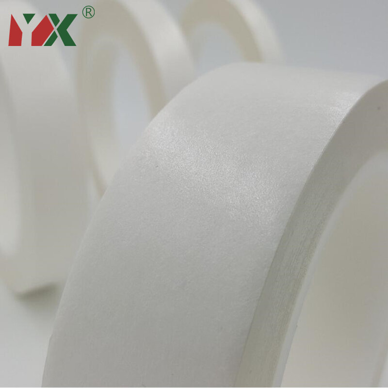 0.09Mm Dikte Aramide Papier Nomex Brandwerende Tape Anti-Vlam Isolerende Papier Transformator Tape Aramide Papier Tape 50M/Roll