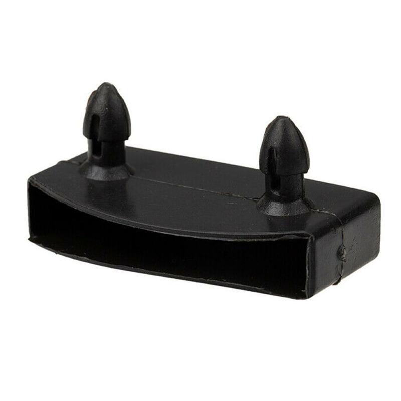 1Pcs Black Plastic Square Replacement Sofa Bed Slat Sleeve End Inner Centre Caps Holders Rubber K6W2