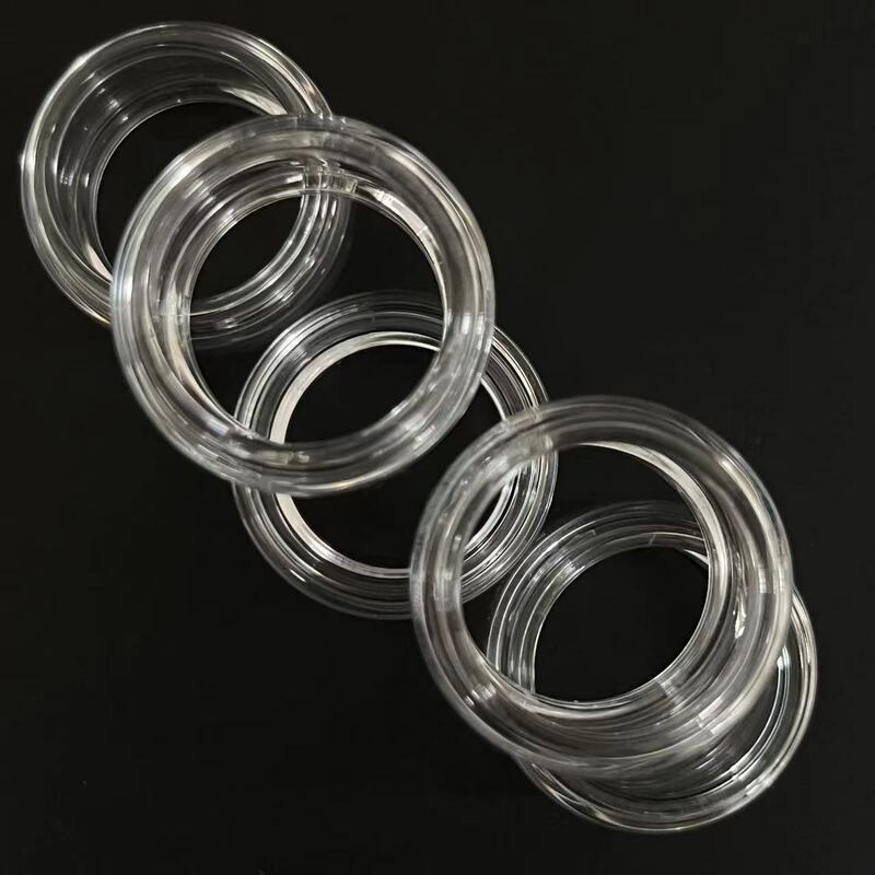 Mini ampoule de remplacement en verre à bulles, standard pour la fréquence Rabbit V3 V2 V1, gros verre transparent TUpunTransparent, 5 pièces