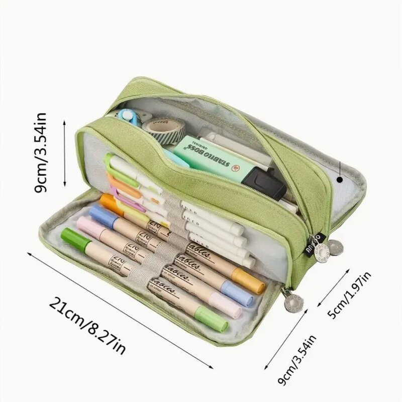 Large Capacity Pencil Case Kawaii Cute Pencil Cases Student Pen Case Big School Supplies Stationery Pencil Bags Box Pencil Pouch