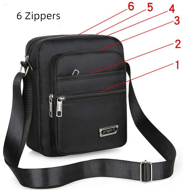 Men Crossbody Bags Male Multi-layer Sports Shoulder Bags Boy Messenger Pocket Outdoor Business Wallet Phone Handbags