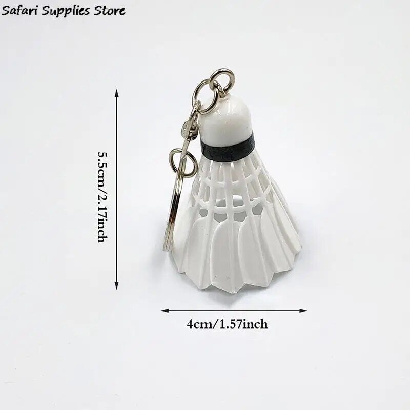 Creative Mini Badminton Keychain Cute Shuttlecock Key Chains Keyring Car Key Holder Bag Pendant Jewelry Club Gifts