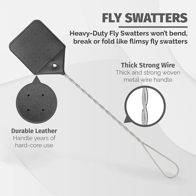 Swatter Heavy Duty Mosquito Swatter for Indoor Outdoor Household Fly Swatter Dropship