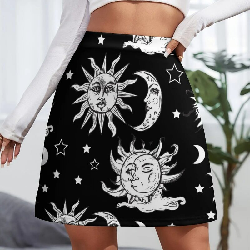Sun and Moon Mini Skirt skirt set women's skirt 2023 trend
