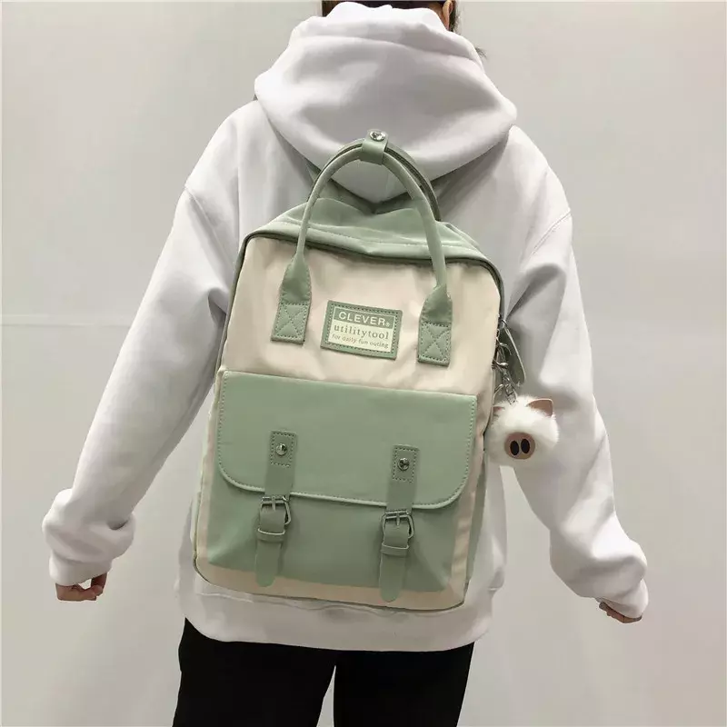 Backpack 2024 New Travel Book Bag Women's Computer Bag Women's Large Capacity College Student Backpack Summer