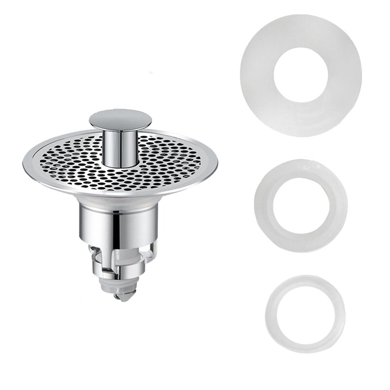 1 PCS Stainless Steel Mesh Sink Filter Kitchen Sewer Anti-Blocking Strainers Floor Drains Hair Catcher Waste Plug Filters