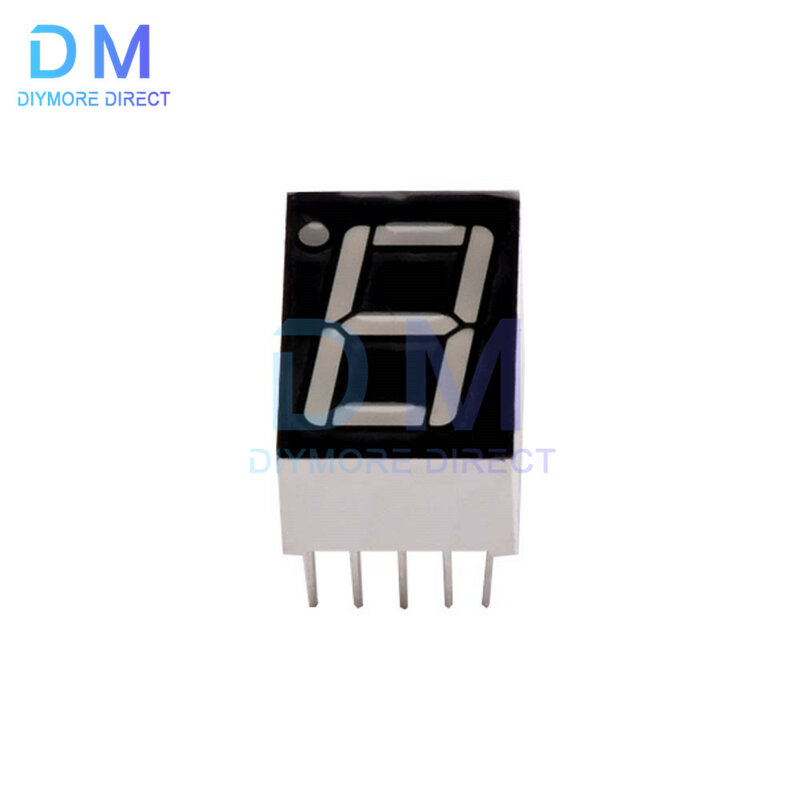 LED 도트 매트릭스 디지털 튜브 디스플레이 제어 모듈, 블루, 3.3V, 5V, 마이크로 컨트롤러 직렬 드라이버, 7 세그먼트, 1 자리