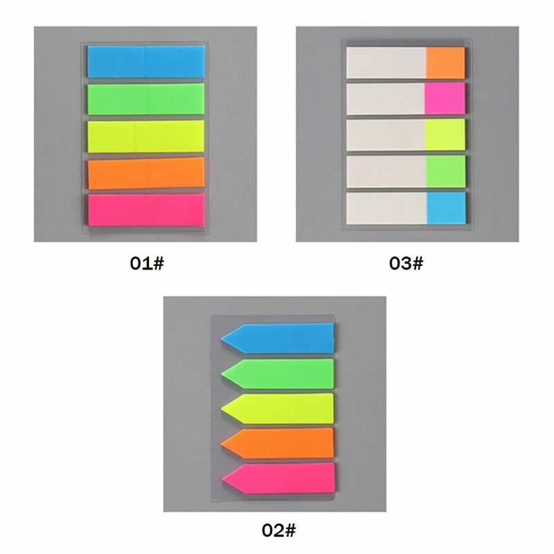 Dostarcza fluorescencyjny papier kolorowy notatnik fluorescencyjny notatnik zakładka Marker naklejki cukierki kolor kartki samoprzylepne